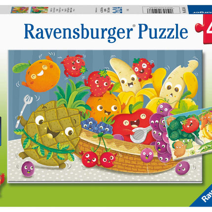 Rompecabeza 2X24Pz Alegría de frutas y verduras